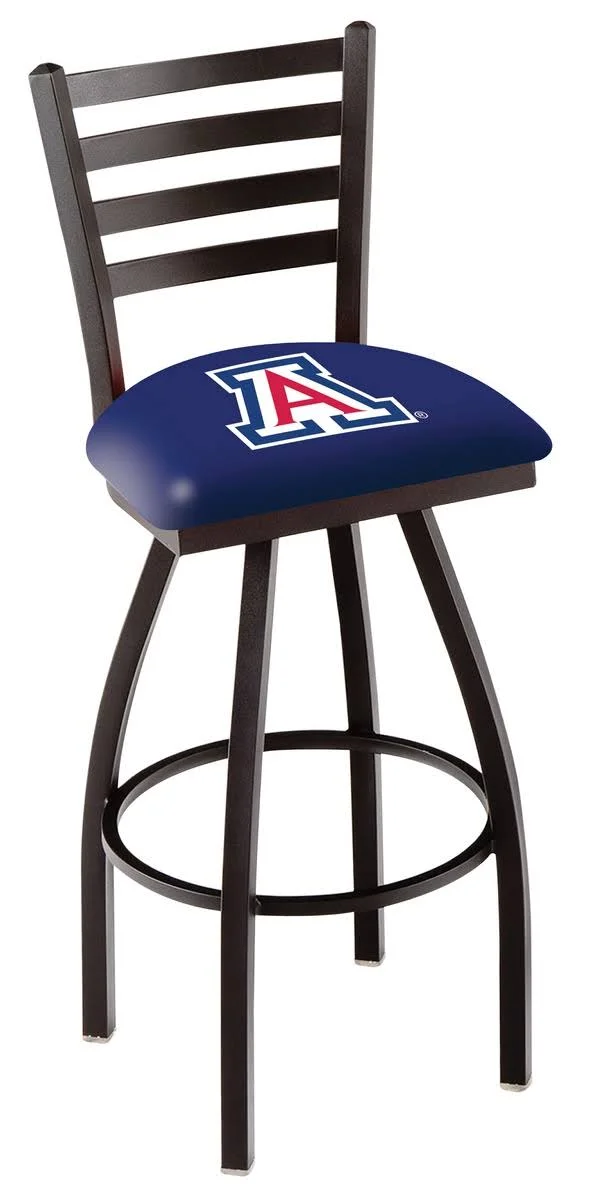 Arizona Wildcats HBS Navy Ladder Back High Top Swivel Bar Stool Seat Chair (30x22)