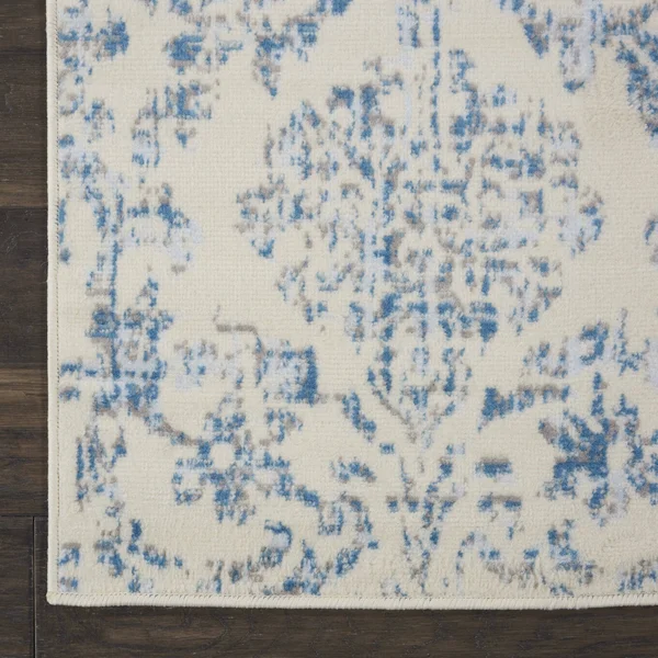 Nourison Jubilant JUB09 Area Rug, Ivory/Pink, 7& x 10&