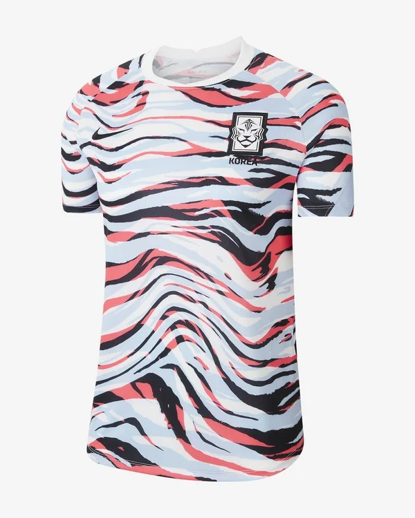 South Korea National Team Nike Women's 2020 Pre-Match Raglan Jersey - White
