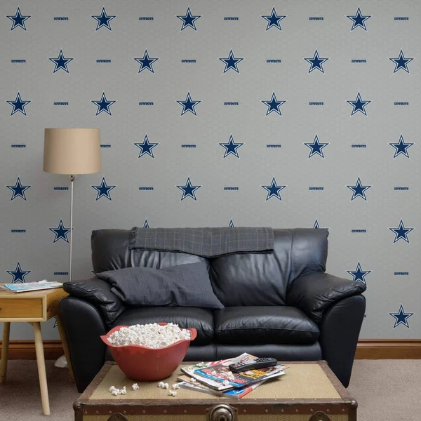 Atlanta Hawks Logo 10.5& L x 24x22 W Peel and Stick Wallpaper Roll Fathead Color: Gray - NFL Team: Dallas Cowboys
