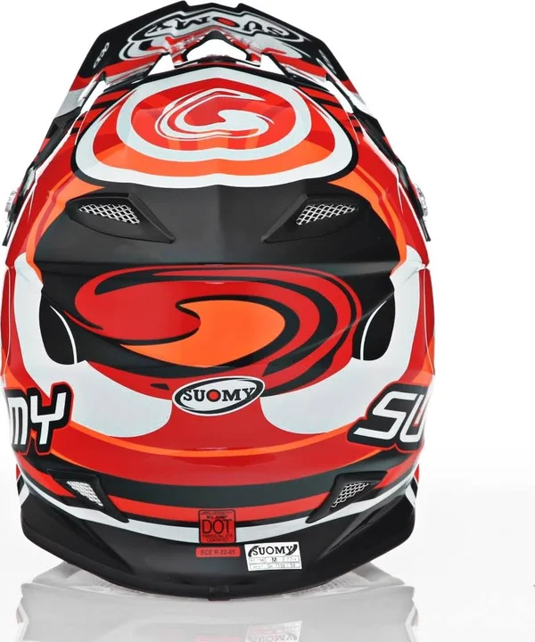 Suomy MX Jump Vortex Red Helmet Size Medium