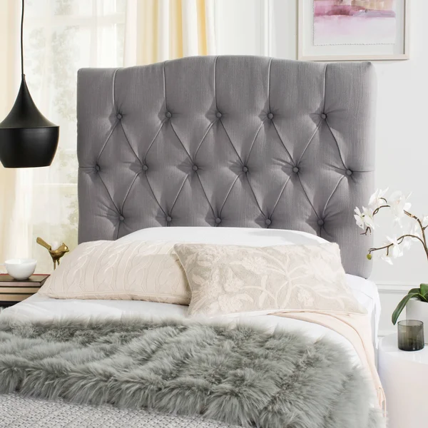 Safavieh Axel Tufted Headboard, Grey, Twin