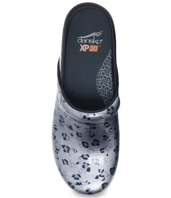 Dansko Women's XP 2.0 - Grey Leopard Patent Size: 40 M