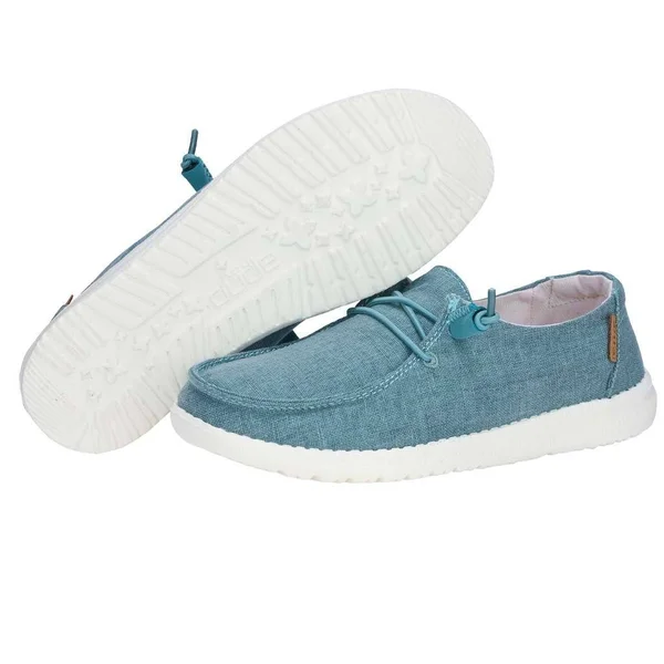 Hey Dude Women's Wendy Chambray Aqua