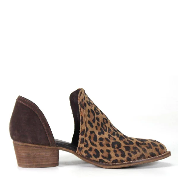 Diba True Women's Shy Town Bootie - Tan/Cognac Suede/Leather