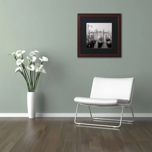 Trademark Art Alan Blaustein 'Venezia II' Contemporary Matted Art