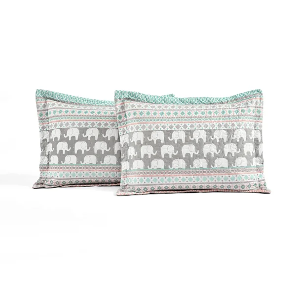 Lush Decor Elephant Stripe 6-Piece Daybed Cover Set - Blue, 39" x 75"