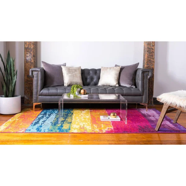 Unique Loom Milan Estrella Area Rug - Multi - 9& x 12&