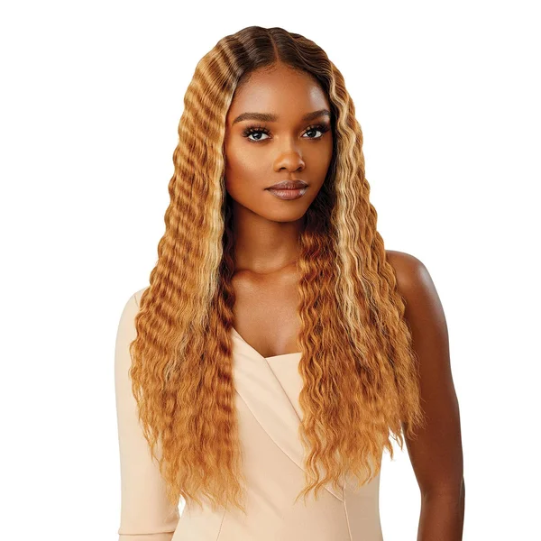 Outre Synthetic Melted Hairline Lace Front Wig - Lilyana (DRFF4/STRGD)