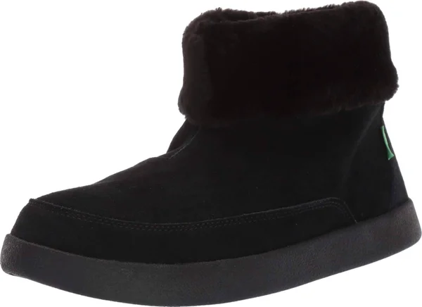 Sanuk New Bootah Suede Women's Boots Black : 6 B