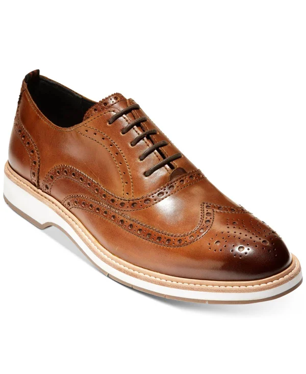 Cole Haan Men's Morris Wingtip Oxford - British Tan