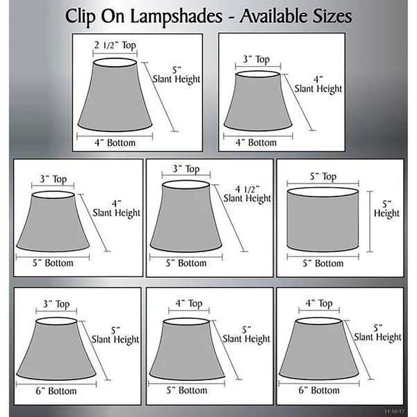 Aspen Creative 30068-6 Small Bell Shape Chandelier Clip-On Lamp Shade Set (6 Pack) - Transitional Design in Red Leopard Pattern