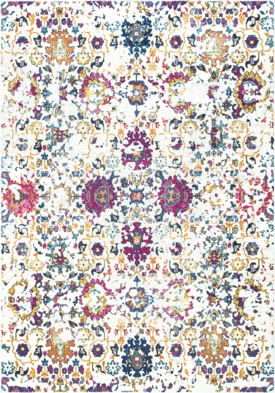nuLOOM Floral Damask Rosemary Area Rug, 5& x 7& 5