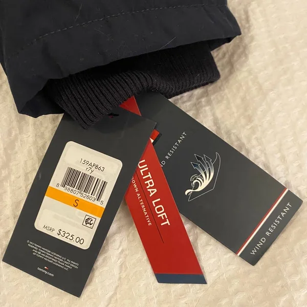 Tommy Hilfiger Jackets & Coats, Tommy Hilfiger Ultra Loft Jacket, Color: Black/Blue, Size: S, Erinpolka&s Closet