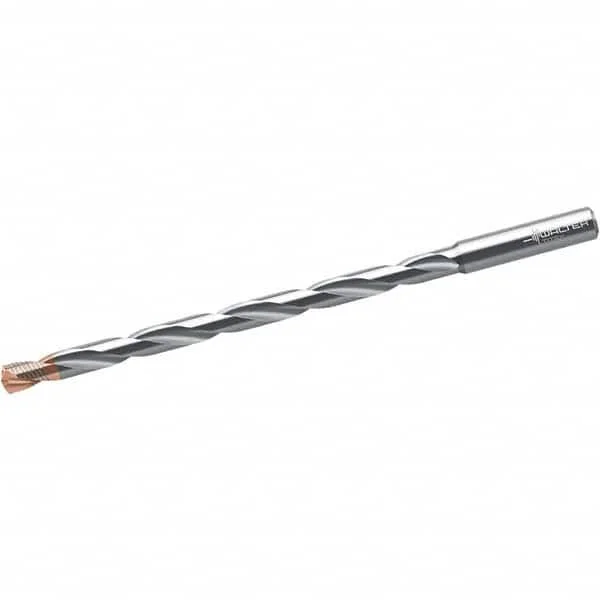 Walter-Titex 7/32x22 140° 2-Flute Solid Carbide Extra Length Drill Bit - TiNAl/AlCrN Finish, 83mm Flute Length, 121mm OAL, 6mm S