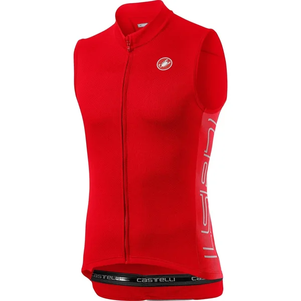 Castelli Entrata V Sleeveless - Fiery Red - M