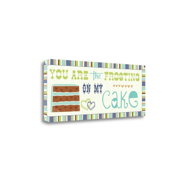Tangletown Fine Art 'Luv 2 Bake IV' by Pela Studio Textual Art on Wrapped Canvas