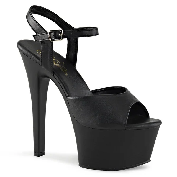 Pleaser - ASPIRE-609 11 - White Patent/White