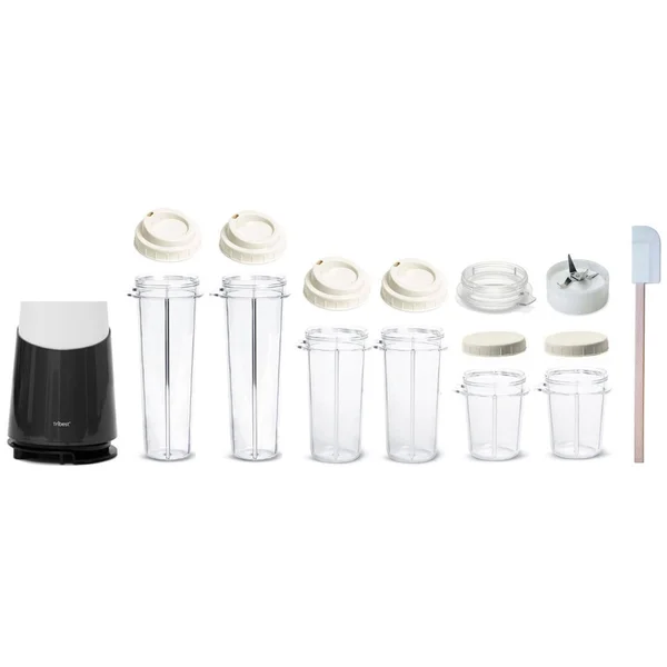 Tribest Jar Ready 2 Family Pack Personal Blender Red
