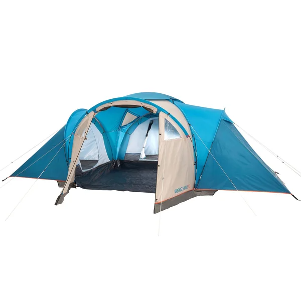 Quechua Camping Tent Arched, 6 Persons 3 Rooms Arpenaz 6.3 in Blue, Size All Other States