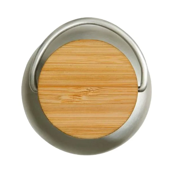Klean Kanteen 800 ml - 27 oz Kanteen Reflect (Bamboo Cap)-BS - Brushed Stainless - One Size - Unisex