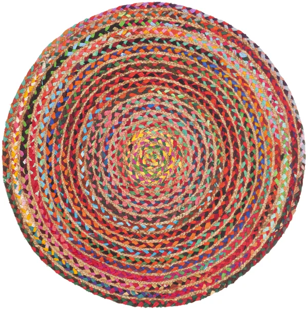 Safavieh Cape Cod Rug Collection CAP702Q - Red - Multi - 4& x 4& Round
