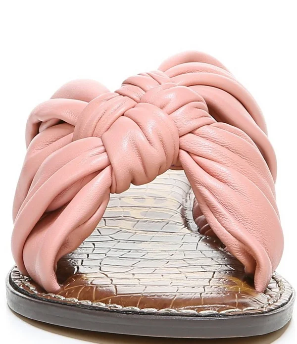 Sam Edelman Garson Knotted Leather Sandals - 9M