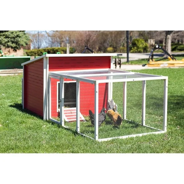 New Age Pet Ecoflex Fontana Chicken Barn - Jumbo, Red