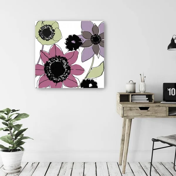 Scribbles I Canvas Giclee 20x20