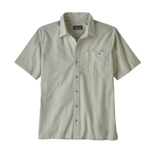 Patagonia Men's Puckerware Shirt - Pebble Plaid : White Wash - XL