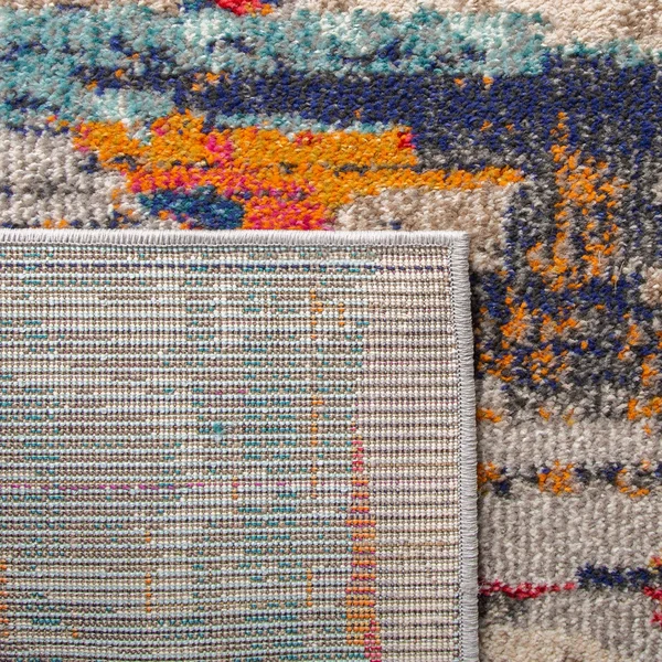 Safavieh Madison 400 Rug Collection MAD419F - Grey, Turquoise - 8& x 10&