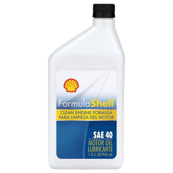 Formula Shell 550024071 Motor Oil, 1 Quart, 40W, Conventional