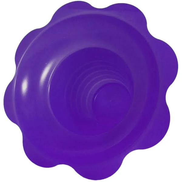 Medium Shaved Ice Sno Cone Flower Cups (8 oz) 250 Count Purple