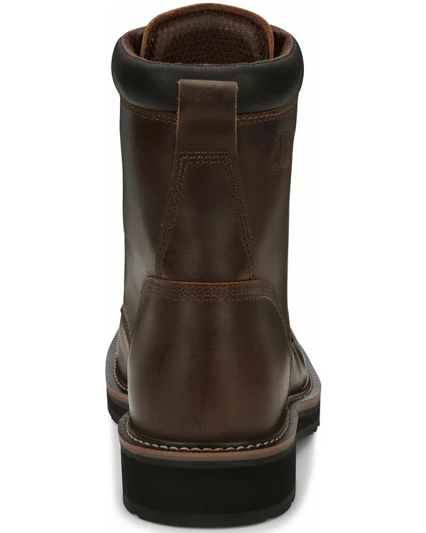 Justin Men's Pulley Lace-Up Work Boots - Steel Toe