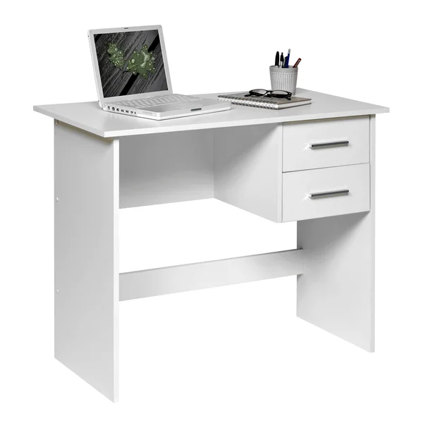 Comfort Products Adina 2 Drawers Writing Desk, White