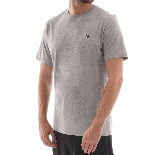 Paul Smith Grey Zebra Logo T-Shirt - M
