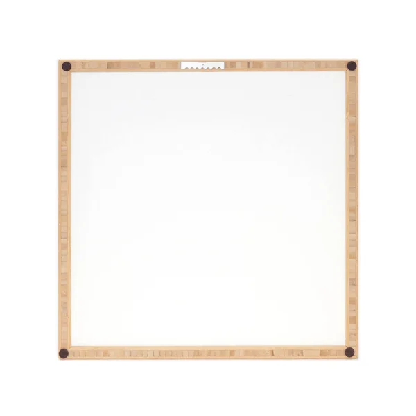 20x22 x 20x22 Heather Dutton Winter Wonderland Bamboo Framed Wall Art White - Deny Designs
