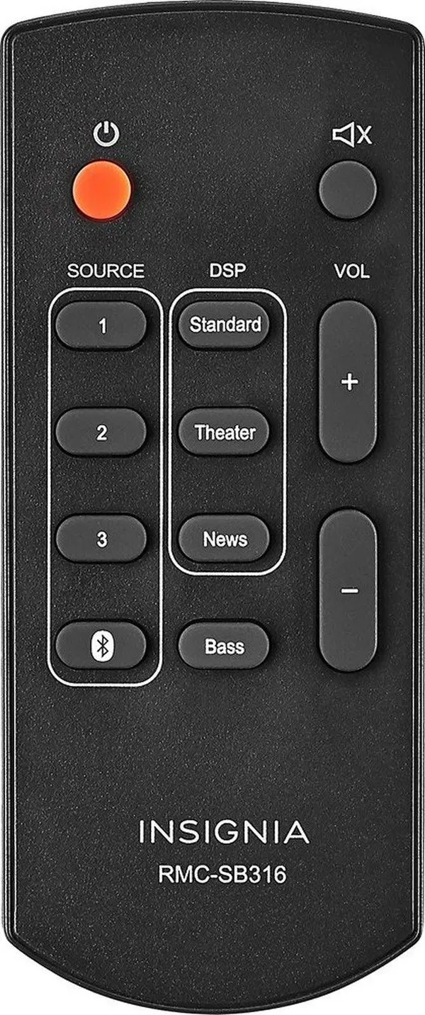 Insignia Ns-sb316 Soundbar w/ 39 Watt Digital Amplifier-Black