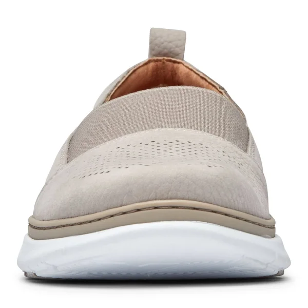 Women's Vionic Roxan Perforated Slip-On 9 M - Light Grey
