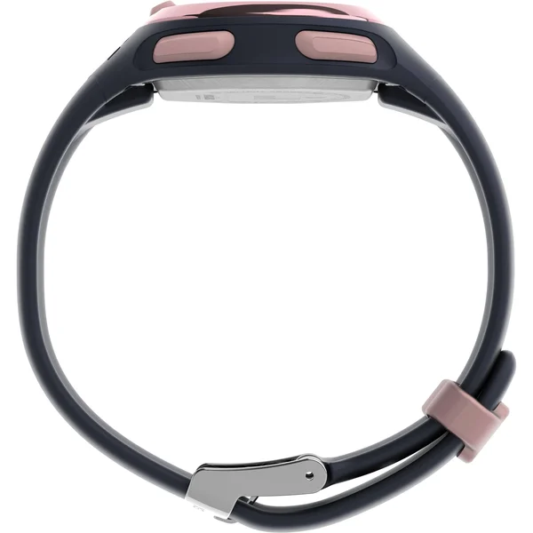 Timex Women's Ironman Transit 33mm Blue/Rose Gold-Tone Watch, Resin Strap