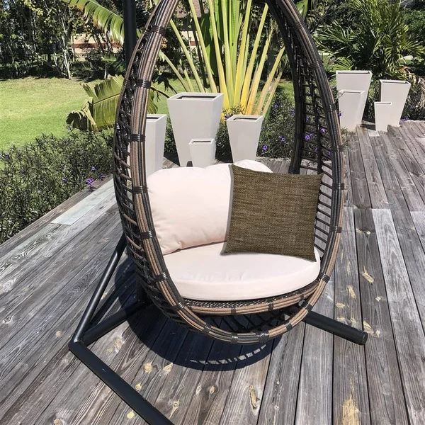 Joita Home Boho Sea Brown Indoor/Outdoor Pillow - Sewn Closure