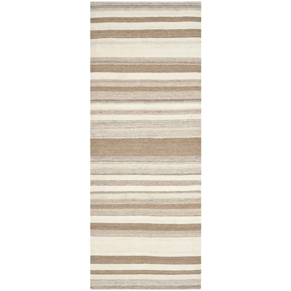 Safavieh 6& x 9& Dhurries DHU631A Natural - Camel Rug