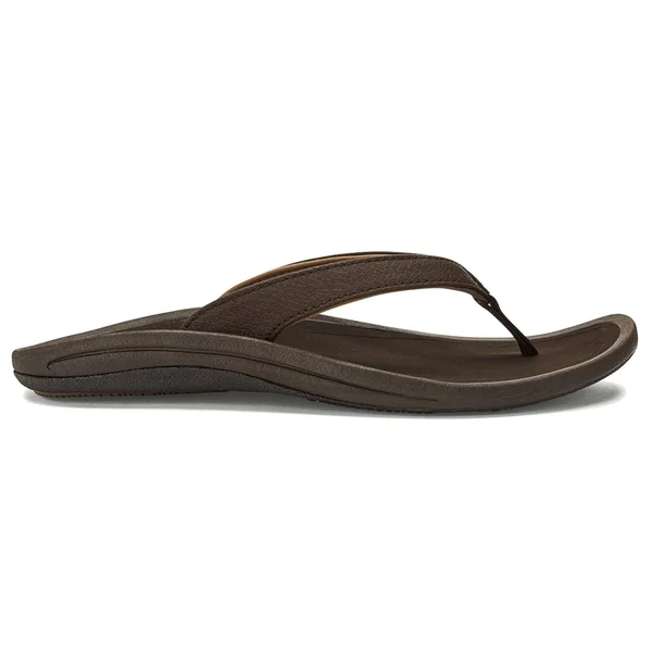 Olukai Kulapa Kai Slipper - Women's Dark Java/Dark Wood, 11