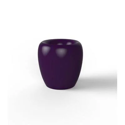 Blow Self Watering Resin Pot Planter Vondom Plum 15.75x22 H x 15.75x22 W x 15.75x22 D
