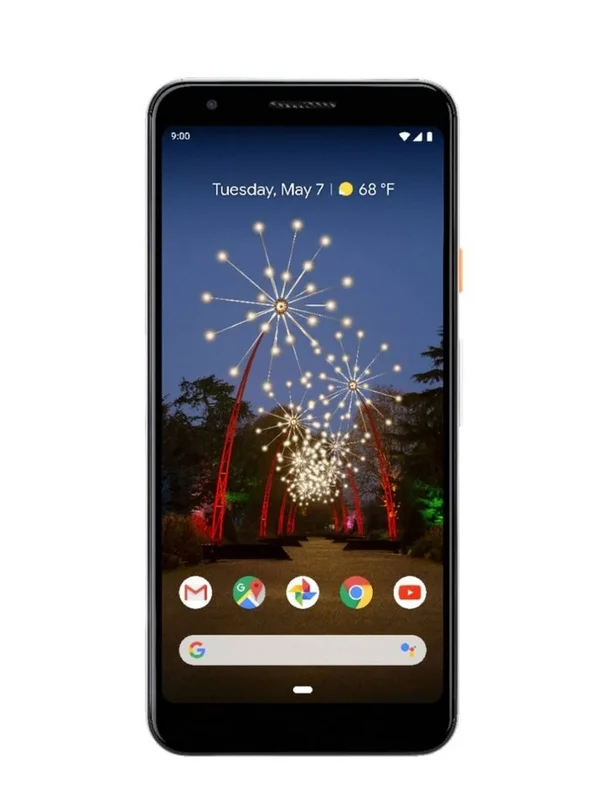 Google Pixel 3A, Grade: B-, T-Mobile, Clearly White, 64 GB, 5.6 in Screen, Size: in x in x in
