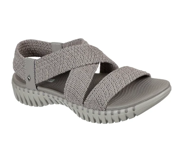 Women's Skechers GOwalk Smart Hidden Shore Strappy Sandal - Adult, Size: 7, Dark Taupe