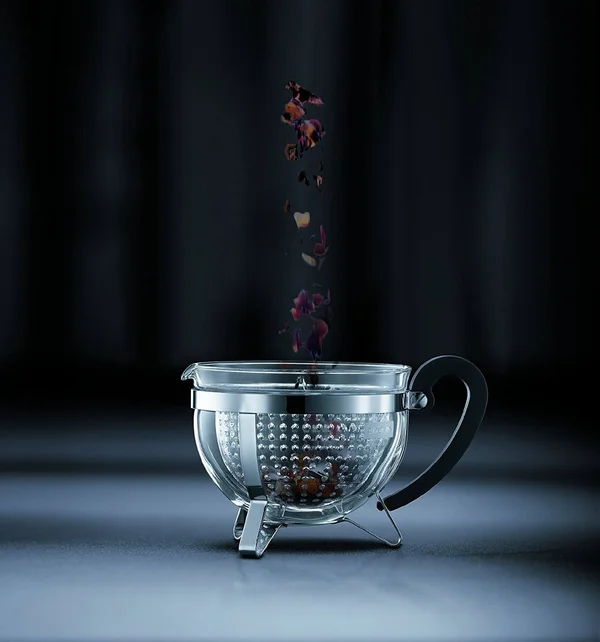 Bodum - Chambord Plastic Tea Maker - Coloured Filter, Black, 1.3 L