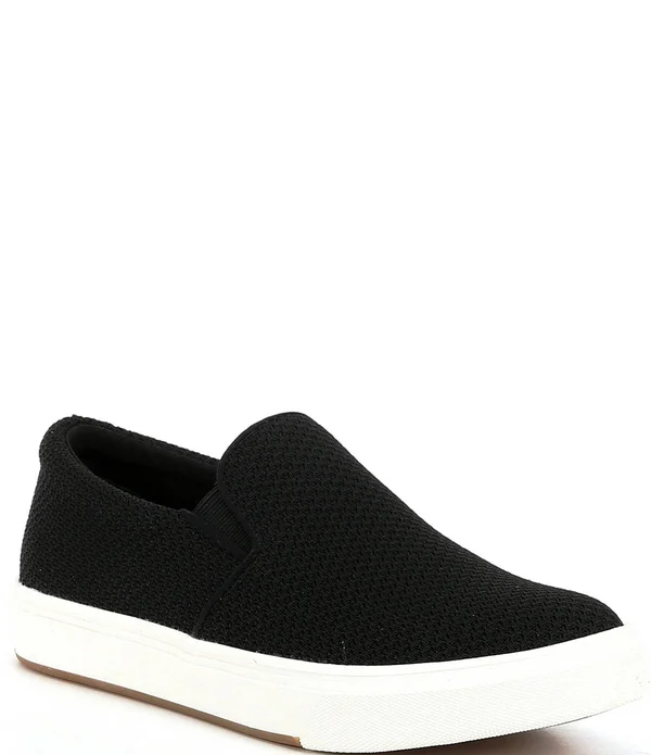 Steve Madden Coulter-M Knit Mesh Slip-On Sneakers - Womens, 7M, Black