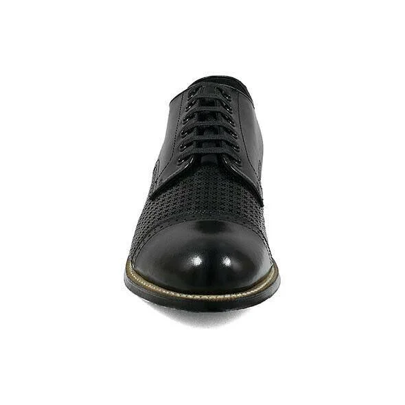 Stacy Adams Shoes Madison Cap Toe Oxford Black Size 7.5