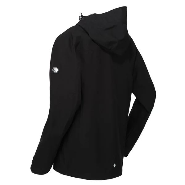 Regatta Mens Birchdale Waterproof Jacket Black/Magnet S